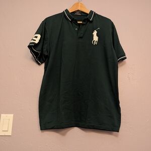 Polo by Ralph Lauren Men's Dark Green Polo Shirt